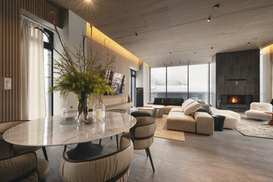 Modern living room in Rome.