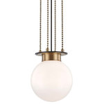 Hudson Valley Lighting - Gunther 1-Light Small Pendant, Aged Old Bronze - Features: