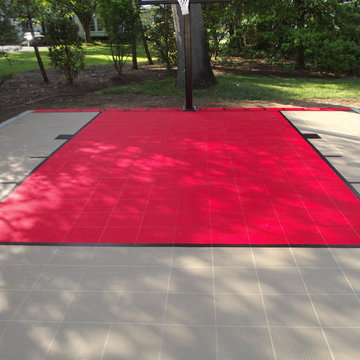 Custom Backyard Basketball Court