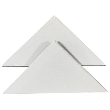 TruShelf 10" x 10" x 1" Triangle Corner Shower Shelves Pack of Two