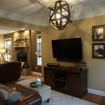 Woodstock, MD- Interior design family room
