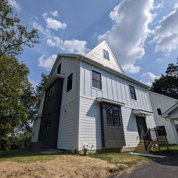 Modern Farmhouse Side Elevation