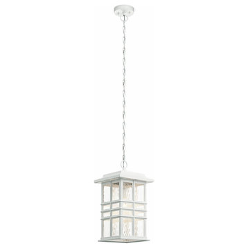 -1 light Outdoor Hanging Lantern-Arts and Crafts/Mission inspirations-18 inches