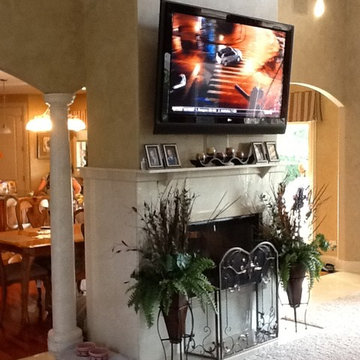 Before the Remodel in Living Room