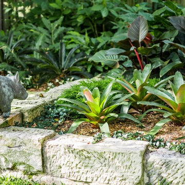 Queens Park Heritage garden with contemporary twist