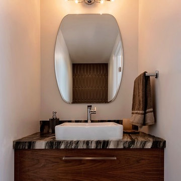 Cloudcroft Drive Powder Room / Malibu, CA