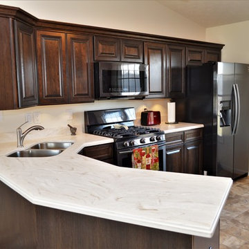 Burnettsville, IN. Haas Signature Collection. Open Cherry Kitchen