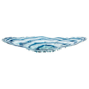 Abyss Plate in Blue and Clear
