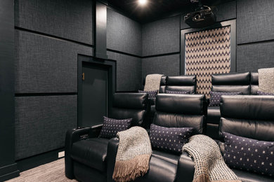 Home theater photo in Los Angeles