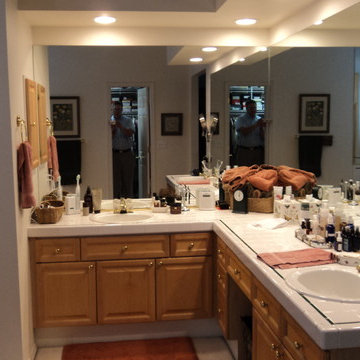 Crisp and Clean (Before Photo): Colorado Springs Bath Remodel