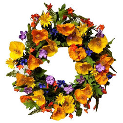 Contemporary Wreaths And Garlands by Flora Decor