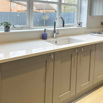 Grey Shaker Kitchen in Papworth Everard