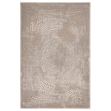 Safavieh Meadow Collection MDW333 Rug, Ivory/Grey, 3'3" X 5'