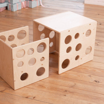 Cube Chair and Learning Table Standard Size