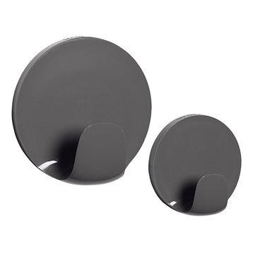 Peg 3-Pack Hook Set, Black, Large