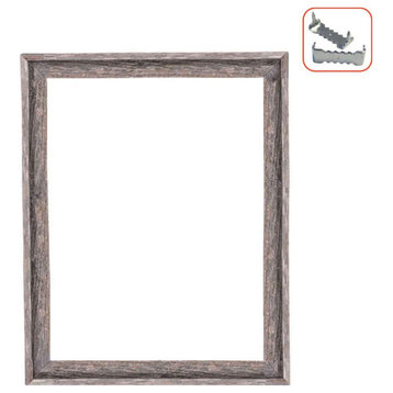 HomeRoots 18x24 Weathered Grey Picture Frame With Sawtooth Hangers