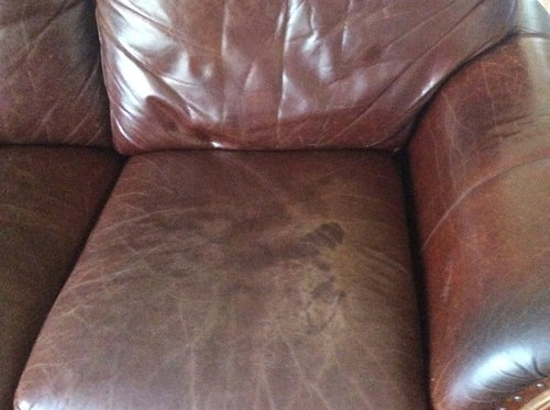 Is There Any Hope For This Leather Sofa, How To Repair Leather Sofa Cushion