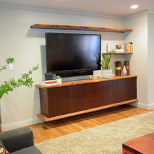 Family room with TV