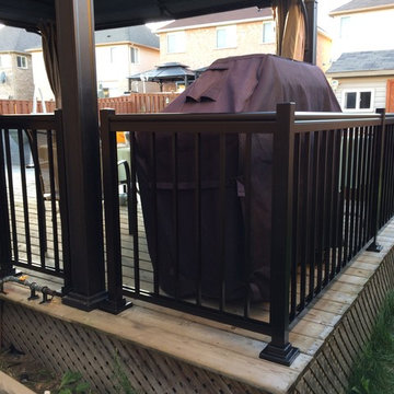 Aluminum Spindle Deck Railings - 129