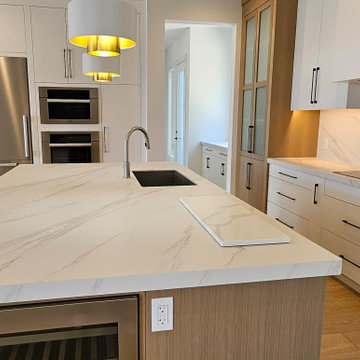 Sintered Stone Countertops and Cabinets, Book Shelf, Vanities