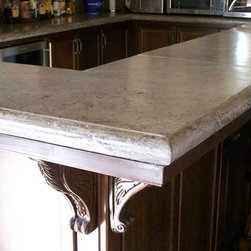DYI Concrete Countertops - Kitchen Countertops