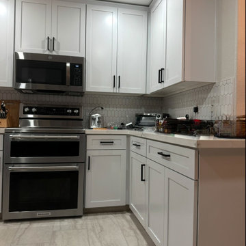 White Kitchen Cabinetry Reface