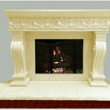 Lia Fireplace Mantel