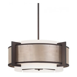 4 Light Pendant Lighting by George Kovacs Mainly Mesh - Lighting