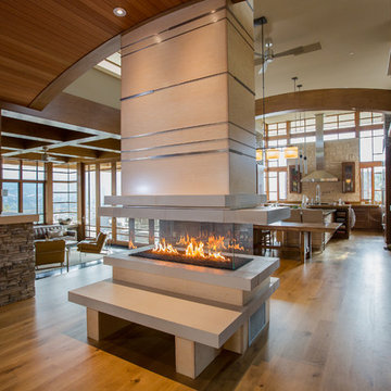 Custom Gas Fireplace