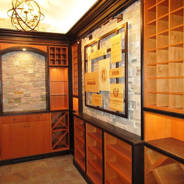 Two-Tone Wine Cellar