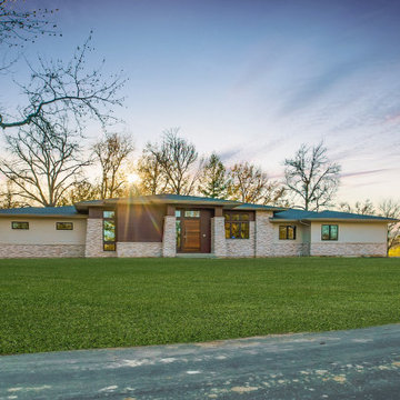 Elegant, Custom Modern Prairie Home