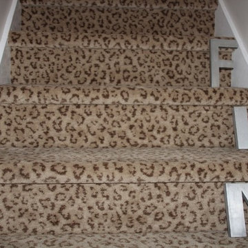 Animal Print Stair Carpet