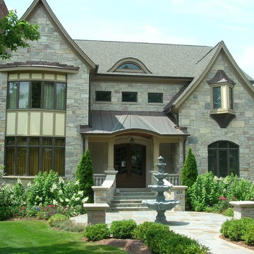 Royal Dusk Natural Stone Veneer Residential Exterior