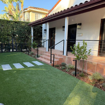 Artificial Turf & Stepping stone