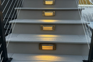 Inspiration for a 1950s staircase remodel in DC Metro
