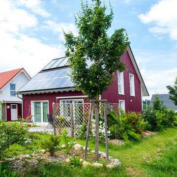 Holzhaus im Schwedenhausstil