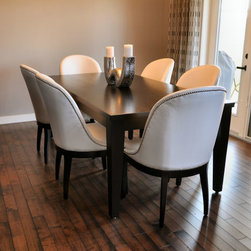 Tapered Leg Slab Table - Dining Tables