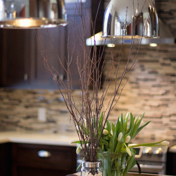 Chocolate and Vanilla Shaker Kitchen