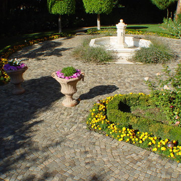 Reclaimed Sandstone Cobblestone, Los Gatos, CA