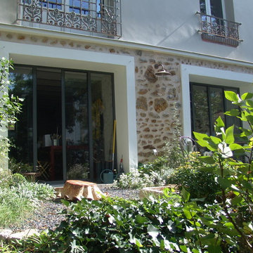 La façade sur jardin