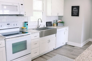 Example of a country kitchen design in Birmingham