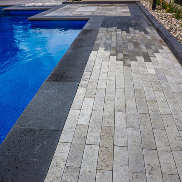 Inground pool construction collaboration with Abloom Landscaping