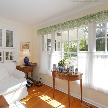 New Window Combination in Pretty Family Room - Renewal by Andersen Long Island