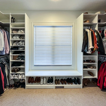 Primary Bath Remodel with Walk-in Closet System