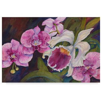 Joanne Porter 'Orchid' Canvas Art, 32"x22"