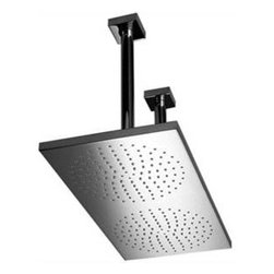 Fantini 8023U Plano Shower Program Double Square Showerhead with Ceiling Mount - Products