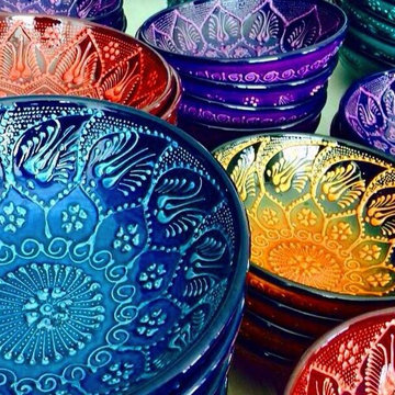 Turkish Ceramic Bowls, Iznik Ceramic Bowls
