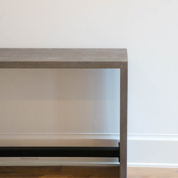 Custom Waterfall Console Table