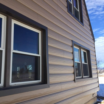 Steel Log Siding installed in Berthoud, CO