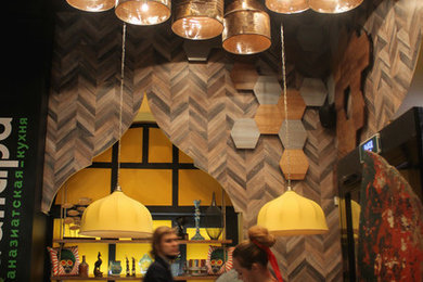 Interior design of the restaurant Shikary, Ekaterinburg